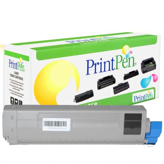 PRINTPEN OKI C822 Siyah (44844628) (7K)