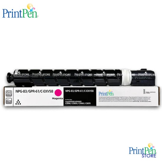 PRINTPEN CANON C-EXV58 & GPR-61 & NPG-83 Kırmızı (680Gr./60K) 