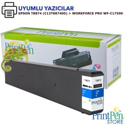 PRINTPEN EPSON T8872XXL (C13T887200) Mavi (50k)