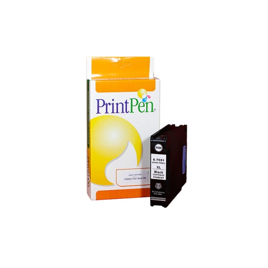 PRINTPEN EPSON T7551XL (C13T755140) Siyah Yüksek kapasite (5k)