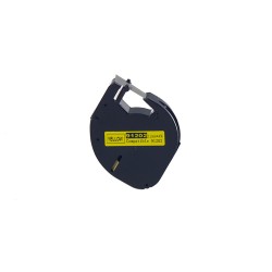 PRINTPEN DYMO LetraTag 59423 PLASTÝK SARI ETÝKETE SÝYAH (S0721620) (12mm x 4M)