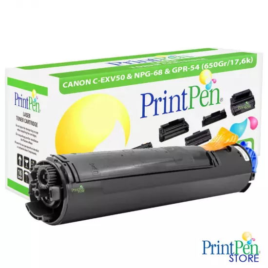 PRINTPEN CANON C-EXV50 & NPG-68 & GPR-54 (650Gr/17,6k)