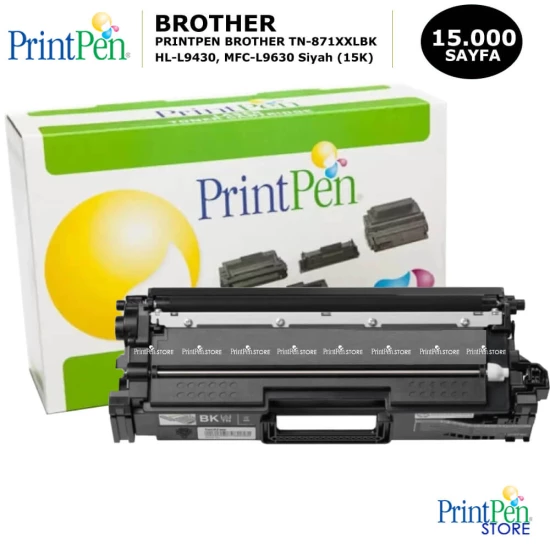 PRINTPEN BROTHER TN-871XXLBK Siyah Extra Yüksek Kapasite Chipsiz (15K)