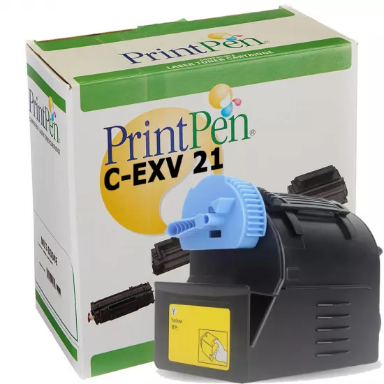 PRINTPEN CANON C-EXV21 & GPR-23 & NPG-35 Sarı (260Gr./14K)
