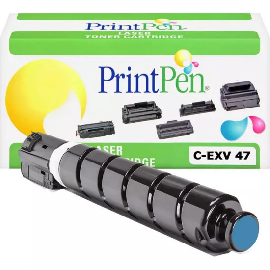 PRINTPEN CANON C-EXV47 & GPR-51 & NPG-65 Mavi (340Gr/21.5k)
