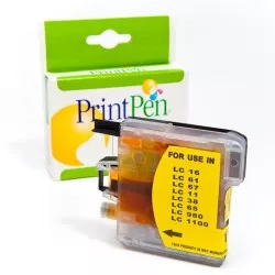 PRINTPEN BROTHER LC-38,61,65,67,980,1100  Sarı Yüksek Kapasite (13,0ml.)