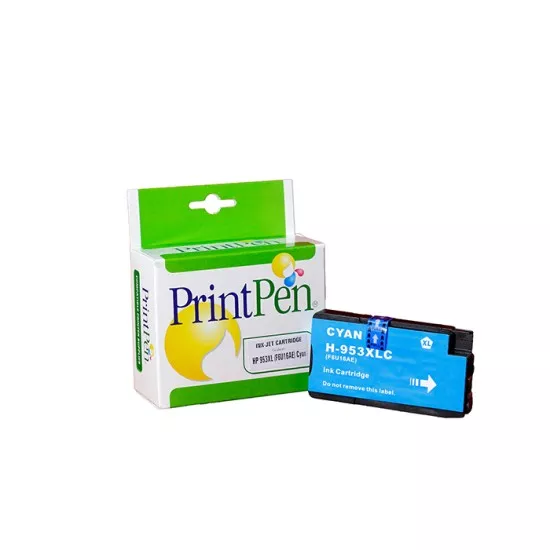 PRINTPEN HP 953XL (F6U16AE) Mavi Yüksek Kapasite (27,0ml.)