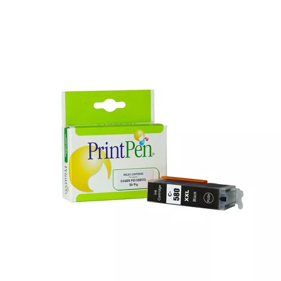 PRINTPEN CANON PGI-580XXL Siyah (Pigmented) Yüksek Kapasite (28,5ml.)