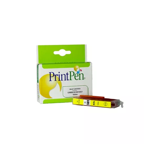 PRINTPEN CANON CLI-581XXLY Sarı Extra Yüksek Kapasite (14,5ml.)