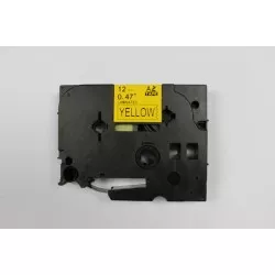 PRINTPEN BROTHER P-Touch TZE-631 SARI ETIKETE SIYAH (12mm x 8m)