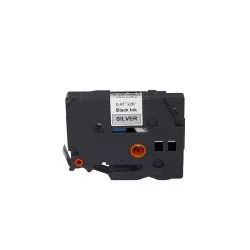 PRINTPEN BROTHER P-Touch TZE-M931 MAT GÜMÜS ETIKETE SIYAH (12mm x 8m)